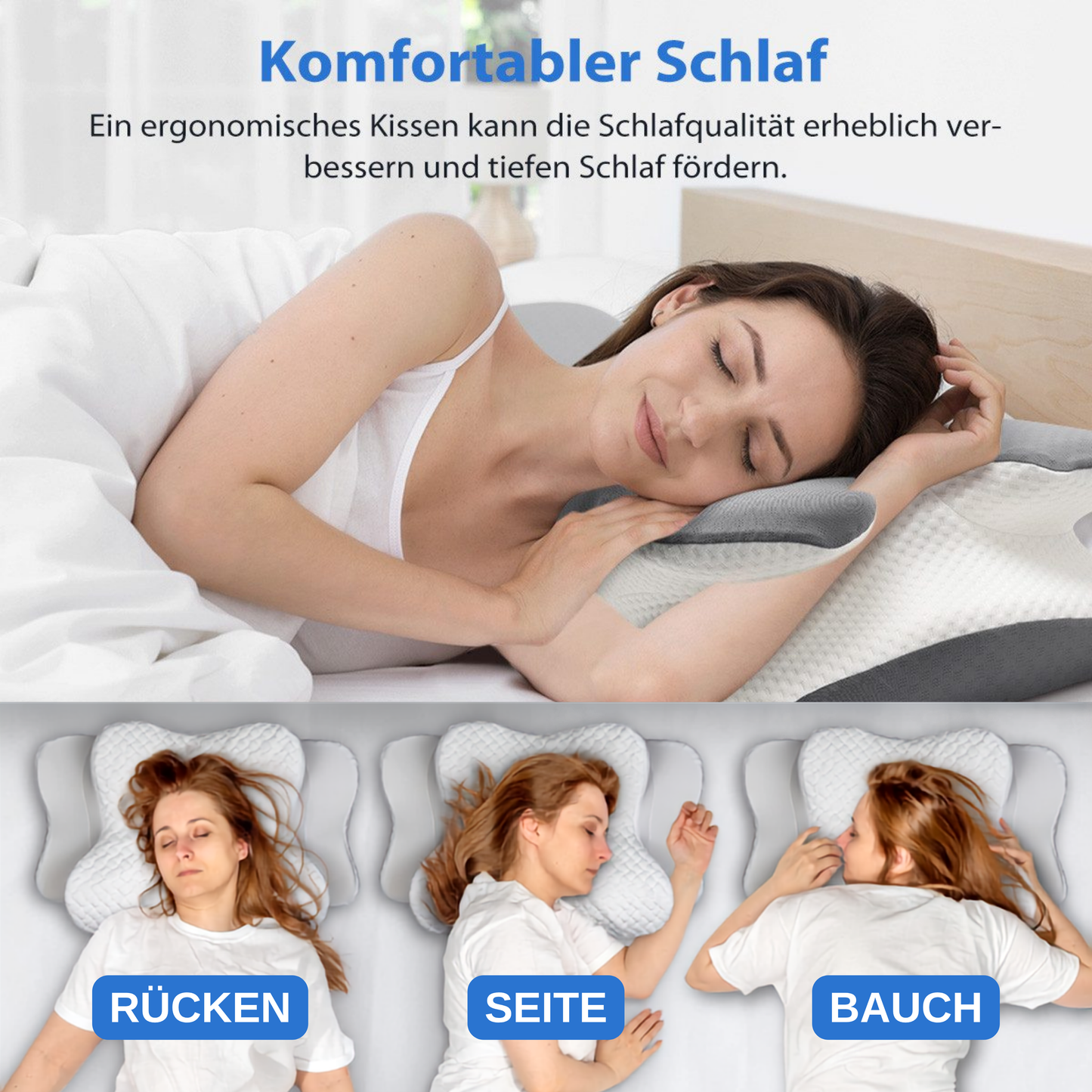 Das Ergonomische TERA Kissen - Orthopädisch getestet